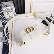 Dior Montaigne Box Bag White 17.5*11.5*5cm - 3