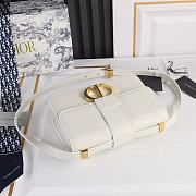 Dior Montaigne Box Bag White 24*17*8cm - 3