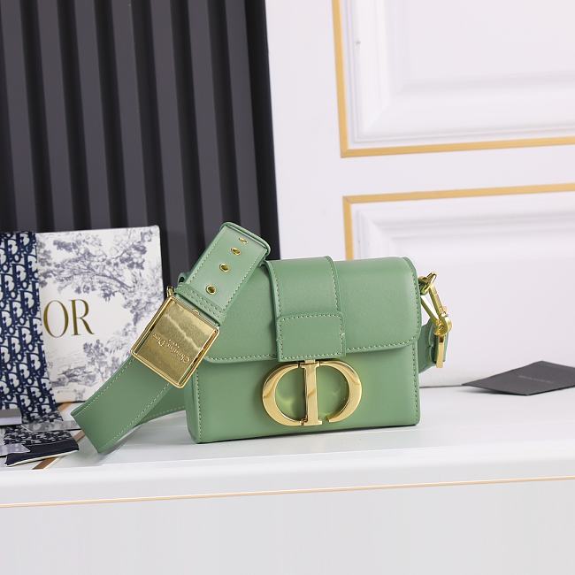 Dior Montaigne Box Bag Green 17.5*11.5*5cm - 1