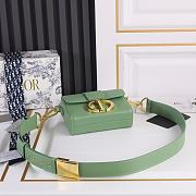 Dior Montaigne Box Bag Green 17.5*11.5*5cm - 3