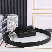 	 Dior Montaigne Box Bag Black Black 17.5*11.5*5cm - 4