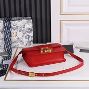 Dior Montaigne Box Bag Red 24*17*8cm - 2