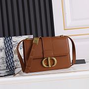 Dior Montaigne Box Bag Brown 24*17*8cm - 1