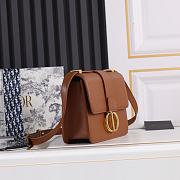 Dior Montaigne Box Bag Brown 24*17*8cm - 4