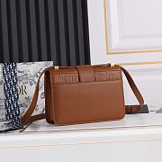 Dior Montaigne Box Bag Brown 24*17*8cm - 3