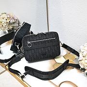 Dior Safari Messenger Bag Black 22x15x5cm - 1