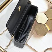 Dior Talk Phone Pouch Black Gold 18.5*10*4cm - 5