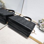  Dior Book Tote Black 36x20x15cm - 5