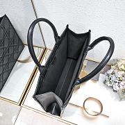  Dior Book Tote Black 36x20x15cm - 3