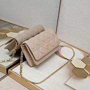 Dior Caro Pouch With Chain Pink 20 x 11.5 x 3.5cm - 2