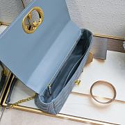 Dior Caro Blue Bag 28cm - 5