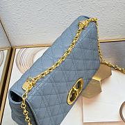 Dior Caro Blue Bag 28cm - 2