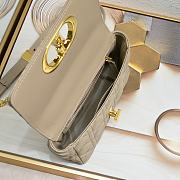 Dior Caro Beige Bag 21-13-8CM - 5