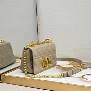 Dior Caro Beige Bag 21-13-8CM - 2