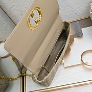 Dior Caro Beige Bag 28cm - 5