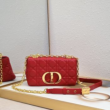 Dior Caro Red Bag 21-13-8CM