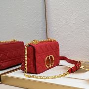 Dior Caro Red Bag 21-13-8CM - 4