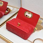 Dior Caro Red Bag 21-13-8CM - 3