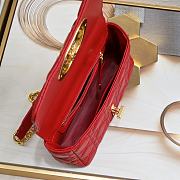 Dior Caro Red Bag 21-13-8CM - 2