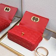 Dior Caro Red Bag 28cm - 4