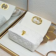 Dior Caro White Bag 21-13-8CM - 5