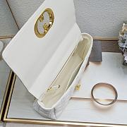 Dior Caro White Bag 28cm - 5