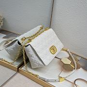 Dior Caro White Bag 28cm - 3