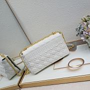 Dior Caro White Bag 28cm - 2