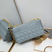 Dior Caro Grey Bag 28cm - 3