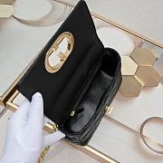 Dior Caro Black Bag 21-13-8CM - 5