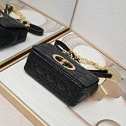 Dior Caro Black Bag 21-13-8CM - 4