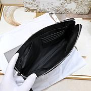 Dior Black Oblique Canvas Clutch Bag 30x20x2.5cm - 5