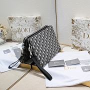 Dior Oblique Canvas Clutch Bag 30x20x2.5cm - 3