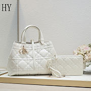 Dior Toujours Bag White 28.5*19*21cm - 1