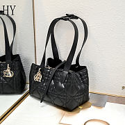 Dior Toujours Bag Black 23*15*15cm - 3