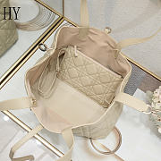 Dior Toujours Bag Beige 28.5*19*21cm - 4