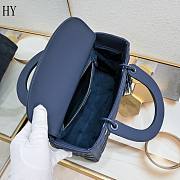 Lady Dior Navy Blue Ultramatte 24cm - 5