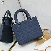 Lady Dior Navy Blue Ultramatte 24cm - 2