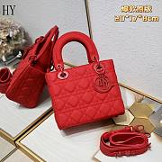 Lady Dior Red Ultramatte 20cm - 1