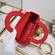 Lady Dior Red Ultramatte 20cm - 5