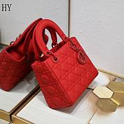 Lady Dior Red Ultramatte 20cm - 3