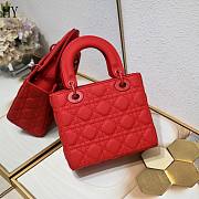 Lady Dior Red Ultramatte 20cm - 2