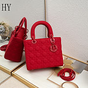 Lady Dior Red Ultramatte 24cm - 1