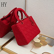 Lady Dior Red Ultramatte 24cm - 4