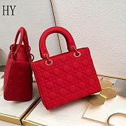 Lady Dior Red Ultramatte 24cm - 3