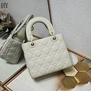 Lady Dior White Ultramatte 20cm - 2