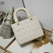 Lady Dior White Ultramatte 24cm - 3