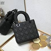 Lady Dior Black Ultramatte 20cm - 2