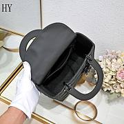 	 Lady Dior Black Ultramatte 24cm - 5