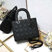 	 Lady Dior Black Ultramatte 24cm - 2